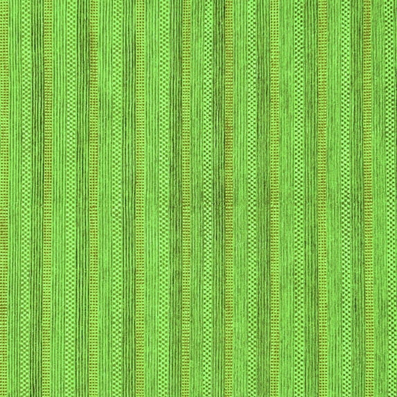 Ahgly Company Indoor Square Abstract Green Modern Area Rugs, 3' Square