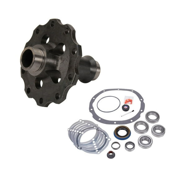 Speedway Motors 31 Spline Standard Steel Full Spool and Overhaul Kit, Fits Ford 9 Inch, Includes Large I.D. Standard O.D. Carrier, Pinion Bearings, Shims, Gaskets and More