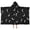 Black Moon Star, variant on Black Moon Star Pattern Hooded Bath Towel，50"x30" for Ages 3 To 12 Kids, Quick Dry Lightweight Soft Microfiber Hood Beach Towel Cover Up for Kids
