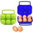 thumbnail image 1 of Caja de huevos de plástico portátil, caja de almacenamiento de huevos plegable de 6 rejillas, caja de almacenamiento de huevos de gran capacidad, caja de almacenamiento para nevera y cocina Sailing Electrónica, 1 of 6