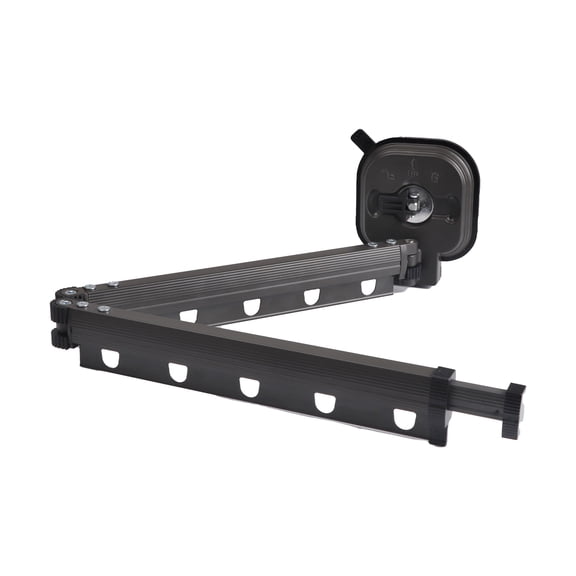 Dongyi Wall Mounted Drying Rack with Suction Cups - Foldable Laundry Hanger, 360° Rotatable Space Saving Clothes Dryer for Bathroom, Balcony & Bedroom