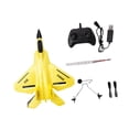 thumbnail image 4 of Avión RC, avión de control remoto recargable, regalo de cumpleaños, planeador de para niños, niñas, principiantes, niños Amarillo, 4 of 9