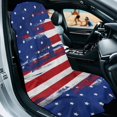 thumbnail image 2 of Garronmavis American Flag 1 PC Car Seat Towel Cover Breathable Non-Slip Front Car Seat Protector Easy Install for Post Workout Outdoor Use with Storage Bag Fits Cars SUV Trucks Sedan Van, 2 of 9