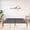 Black - 8 INCH, variant on Heavy Duty Metal Bed Frame Platform – Full/Twin/Queen Size, Steel Slat Support, Noise-Free, Non-Slip, Underbed Storage, Easy Assembly, Black