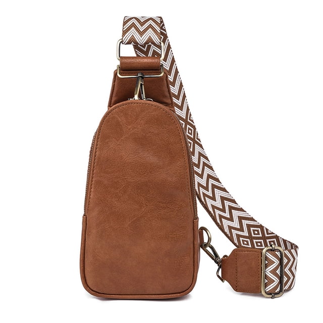 Bolso de pecho para mujer, bolso bandolera, bolso bandolera pequeño, bolso de hombro de piel sintética, bolso de hombro de viaje