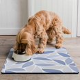 thumbnail image 2 of Boho Retro Floral Pet Feeding Mat-Absorbent Pet Placemat for Food and Water Bowl, with Waterproof Rubber Backing, Quick Dry Water Dispenser Mat for Dog and Cat (16"x24"), 2 of 7