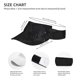 thumbnail image 3 of Balery Abstract Black And White Waves Gorra deportiva con visera ajustable para mujer y hombre (talla única), 3 of 7