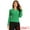 Green, variant on DARING DIVA Women's Collared Ribbed Knit Long Sleeve  Blouse XS Green