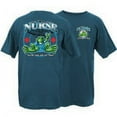 thumbnail image 2 of Peace Frogs Adult Nurse Frog Short Sleeve T-Shirt, 2 of 4