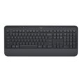 thumbnail image 4 of Logitech Signature K650 Comfort Full-Size Wireless Keyboard with Wrist Rest, Graphite - Keyboard - wireless - Bluetooth LE - graphite, 4 of 14