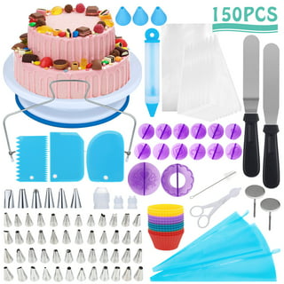 Uarter Set of 108 Cake Decorating Supplies, Including 48 Piping Tips, 3  Cake Scrapers, 12 Cake Cups, Piping Bags, and Icing Tips, is at Your  Disposal