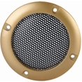 thumbnail image 4 of ZOUSSIQI 2PCS Protective Cover Shatter Resistant 2 inch Stereo Speaker Mesh Cover Compact Decorative Steel Mesh Circle Car Speaker (Plus 4 * Screws)(Gold) CA919-45105, 4 of 9