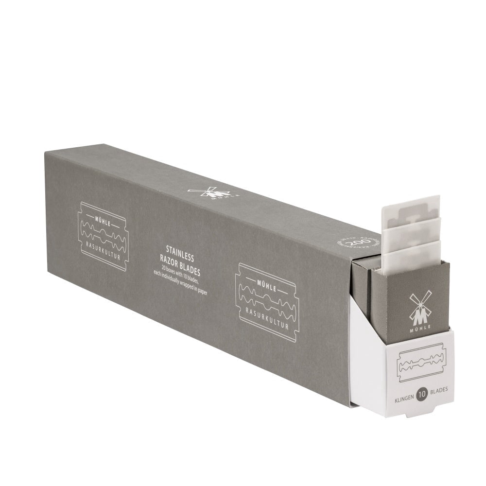 MÜHLE Safety Razor Blades, 200 Pack