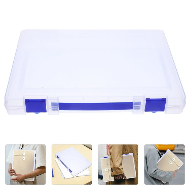 unbranded Organizador De Documentos A4 Transparente En Material PP Para Escritorio Uso Doméstico U Oficina
