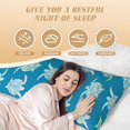 thumbnail image 3 of Naloa Sea Turtle Super Soft 20x60 Body Pillow Case,Long Side Hidden Zipper（PILLOWS ARE NOT INCLUDED）, 3 of 6