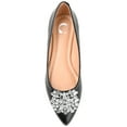 thumbnail image 5 of Journee Women's Renzo Pointed Toe Ballet Dress Flat with Jeweled Brooch, Widths Available, 5 of 10