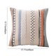 thumbnail image 3 of CaiYueKe Decorative Pillow Covers for Couch Sofa Velvet Linen Throw Pillowcases Modern Boho Striped Square Accent Pillow Covers Living Room Bedroom Home Decor, 3 of 7