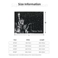 thumbnail image 2 of Throw Blanket for Couch - New York City1 Soft Comfy Lightweight Cozy Warm Throw Blanket, Fuzzy Plush Flannel Blanket & Throws for Sofa and Bed All Season, 2 of 8