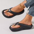 thumbnail image 5 of CHICVOMEY Women's Orthopedic Shower Sandals Arch Support Flip Flops Nonslip Thick Sole Slides Slides Beach Pool Lightweight Soft Comfort, 5 of 6