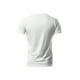 thumbnail image 2 of Playera Slim Fit Unisex Cuello Redondo Manga Corta Strech Color Blanco Talla Mediana Marca Emil SaEs, 2 of 4