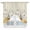 beige, variant on Swag Valance Curtains for Windows, Daisy Spring Floral Light Filtering Kitchen Curtains with Rod Pocket, Farmhouse Botanical Bees Elegant Window Treatment Valances for Living Room, 36x63 - 2 PCS