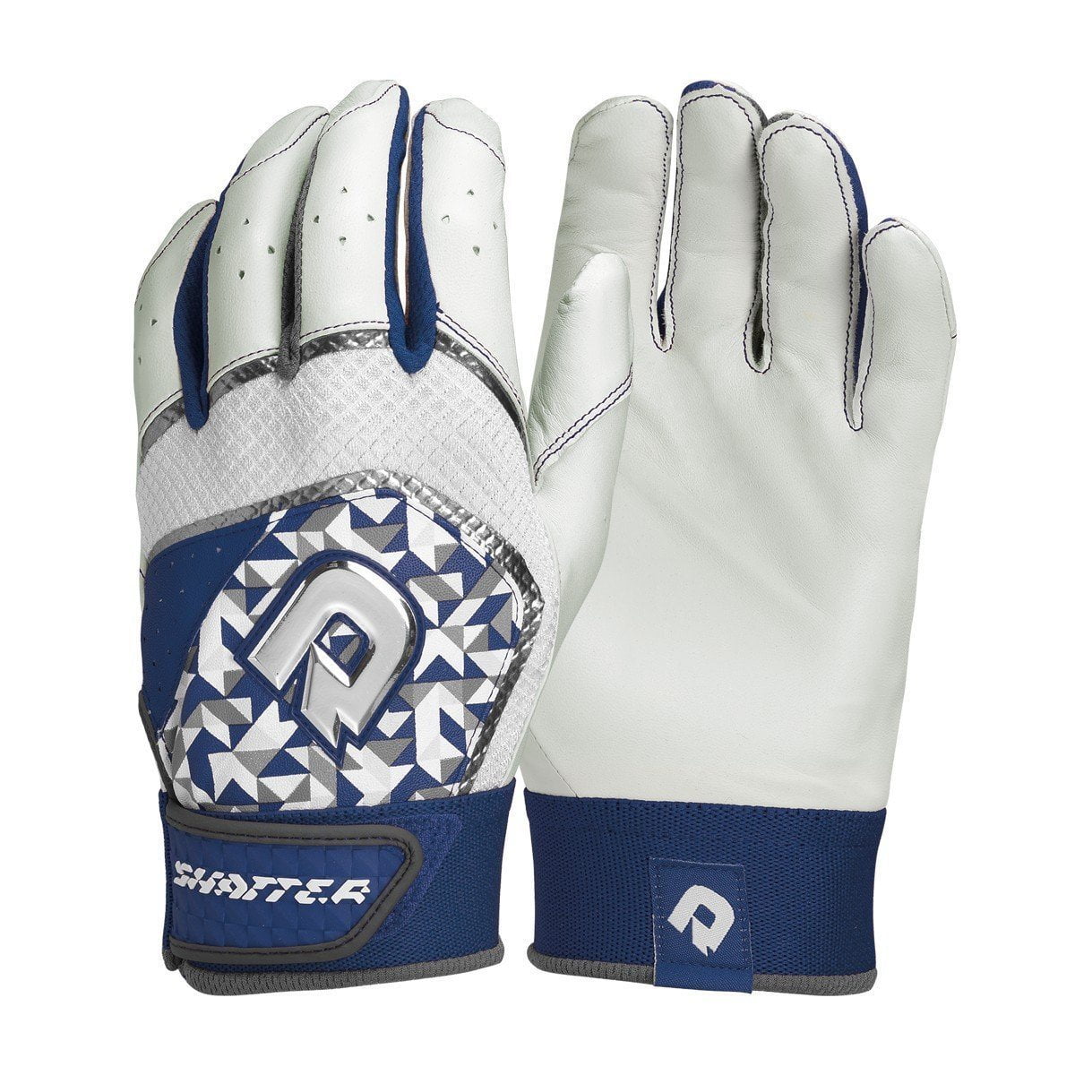 DeMarini Shatter Adult Batting Gloves WTD6112 Navy / XXL
