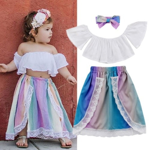 one shoulder dress for baby girl
