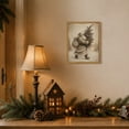 thumbnail image 3 of Drsoum Vintage Santa Claus Wall Art Rustic Christmas Tree Decor for Living Room 8x10 Inch Framed Canvas Prints, 3 of 7