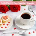 thumbnail image 5 of Sangdo Valentines Gifts Engraved Coffee Spoon 2pcs Anniversary Wedding Engagement Gifts for Couple Him Her, His and Hers Gifts, Let's Have Coffee Together Forever, 5 of 9