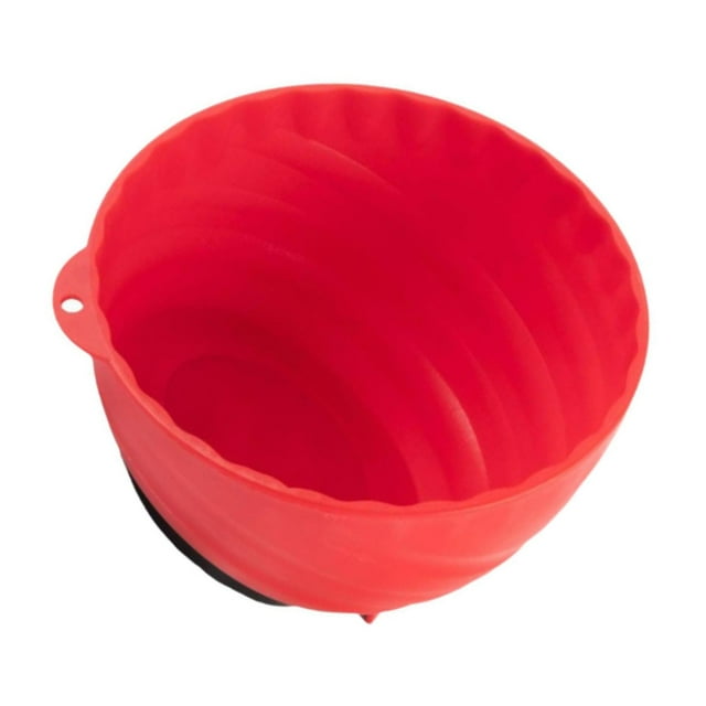 bedienty Securely Attached Fitness Gym Chalk Bowl Container Bucket Holder Designed To Chalk Within Red 15x12.5cm