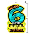 thumbnail image 5 of American Greetings 6th Birthday Card for Boy (Super, Incredible, and X-tra Special), 5 of 5