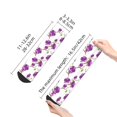 thumbnail image 2 of Bingfone Orchids Flowers Design Patterned Men's Women's Casual Cotton Socks, 2 of 5