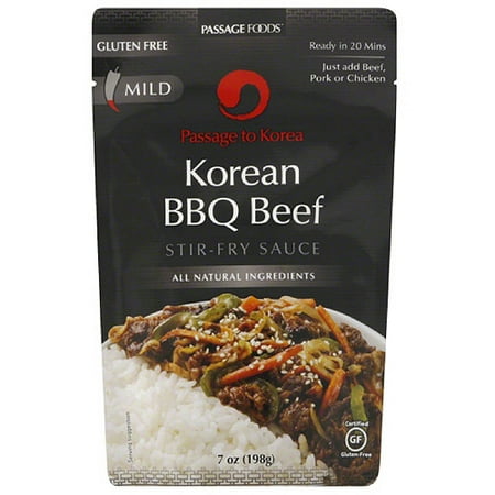 orea Korean BBQ Beef Stir-Fry Sauce, 7 oz, (Pack of