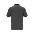 thumbnail image 4 of Camiseta Casual de Manga Corta con Cuello Tripulado 100% de Poliéster Lavable a la Máquina de Manga Larga Camisetas de Trabajo Al Aire Libre de Color Sólido para Hombres, 4 of 7