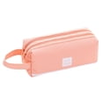 thumbnail image 1 of Brief Style Color Large Capacity Pen Pencil Bag Stationery, 1 of 2