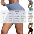 thumbnail image 4 of AGWOLF Biker Shorts for Women with Pockets 5" High Waisted Workout Shorts Tummy Control Running Yoga Shorts Green XL, 4 of 8