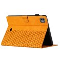 thumbnail image 3 of Dteck Case for 2024 iPad Pro 11 Inch, Premium PU Leather Card Slots Adjustable Stand Cover with Auto Sleep/Wake Feature Protective Case for iPad Pro 11 Inch 5th Generation (M4) 2024, Yellow, 3 of 5
