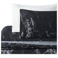 thumbnail image 2 of Ultra Soft Silky Deep Pocket Rich Printed Bedding Rayon from Bamboo All Season 6 Pieces Sheet Set with 4 Pillowcases, Modern Black Marble Pattern Queen Size, 2 of 8