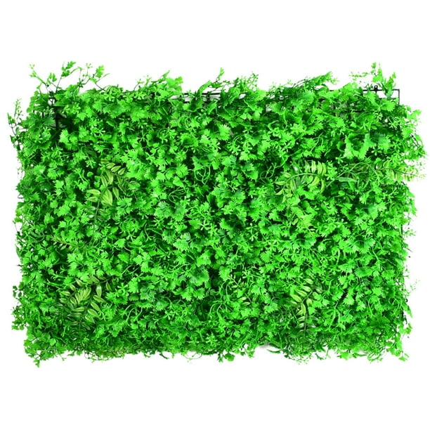 Simulación de pared de plantas verdes, decoración de pared de plantas, fondo interior de sala de estar, pared de flores, colgante de pared verde, césped falso de plástico, valla de puerta, valla de p