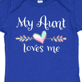 thumbnail image 4 of Inktastic My Aunt Loves Me Heart Boys or Girls Baby Bodysuit, 4 of 5