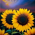 thumbnail image 2 of Sunflower Song - Blooming Sunflower Canvas Wall Art, 2 of 2