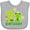 AC-Heather Grey, variant on Inktastic 2nd Birthday Princess Frog Girls Baby Bib