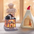 thumbnail image 6 of Steadline LED Illuminated Christmas Resin Village House - Warm Light Micro Landscape Decor for Desktop, Shelf and Holiday Display - Cozy Festive Home Decoration, 6 of 6