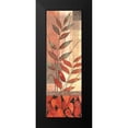 thumbnail image 2 of Unknown 9x18 Black Modern Framed Museum Art Print Titled - Feuille Panel I, 2 of 5