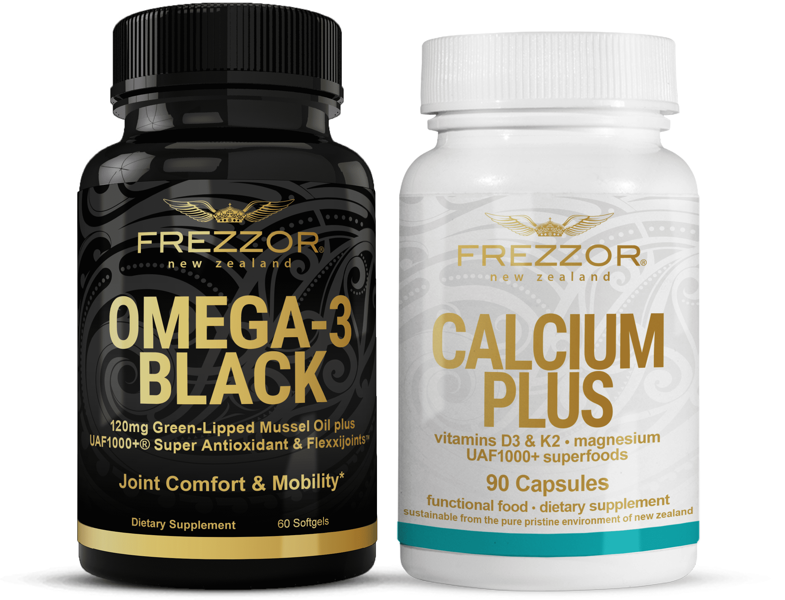 FREZZOR Omega 3 Black Green Lipped Mussel Oil, 53x Higher potency for