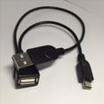 thumbnail image 4 of 2 Micro-USB to USB Female OTG Adapter Cable with USB Power Interface Suitable for Electronic Devices with OTG, 4 of 5