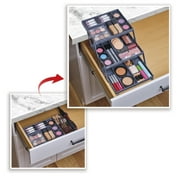 Smart Drawer Organizer, 3-Tier Desk Drawer Organizer for Desk Storage, Jewelry, Kitchen Silverware