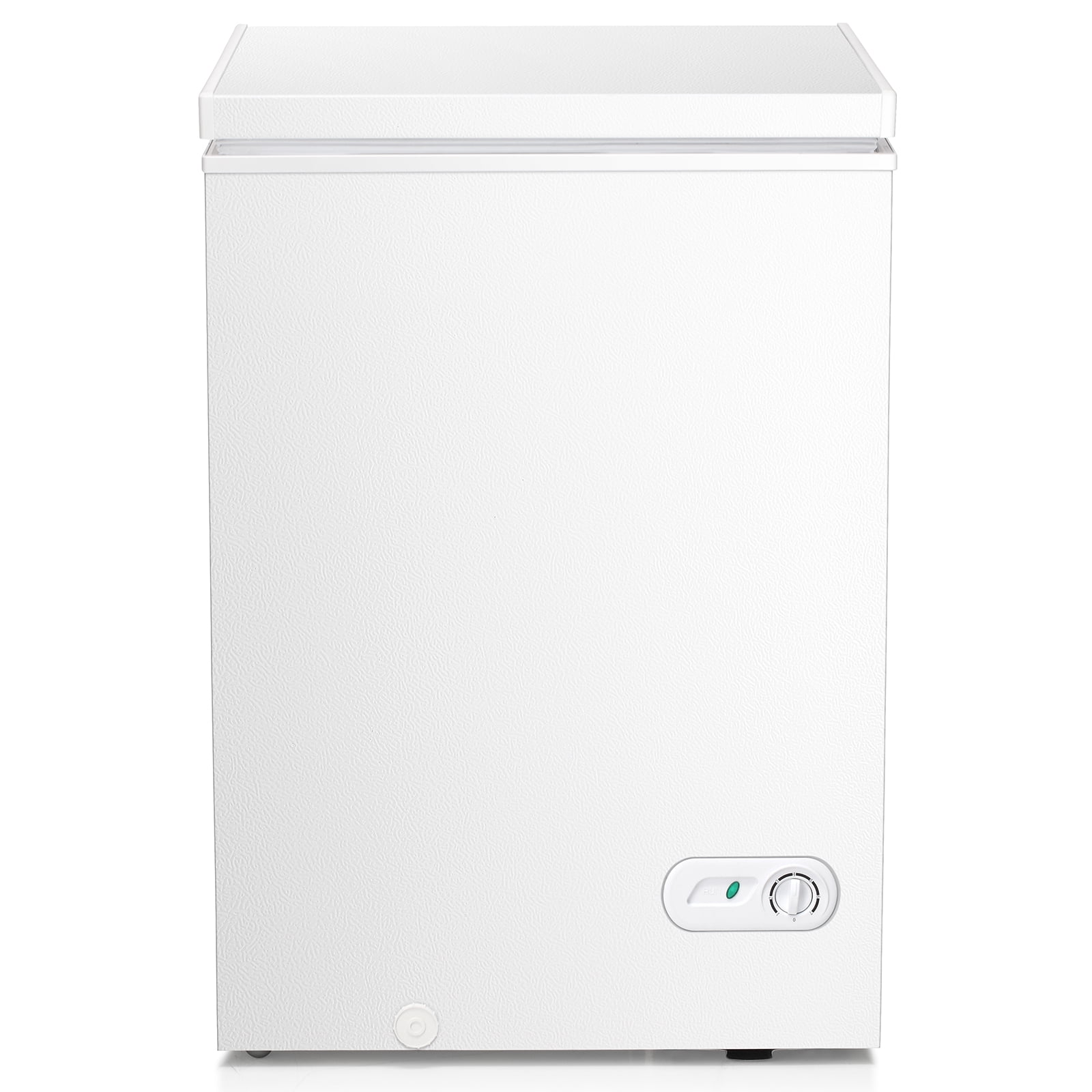 Moifoi 3.5 Cu.ft Chest Freezer w/ Removable Storage Basket & Top Open Door, Energy Saving, White