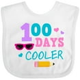 thumbnail image 3 of Inktastic 100 Days Cooler in Pink Girls Baby Bib, 3 of 4