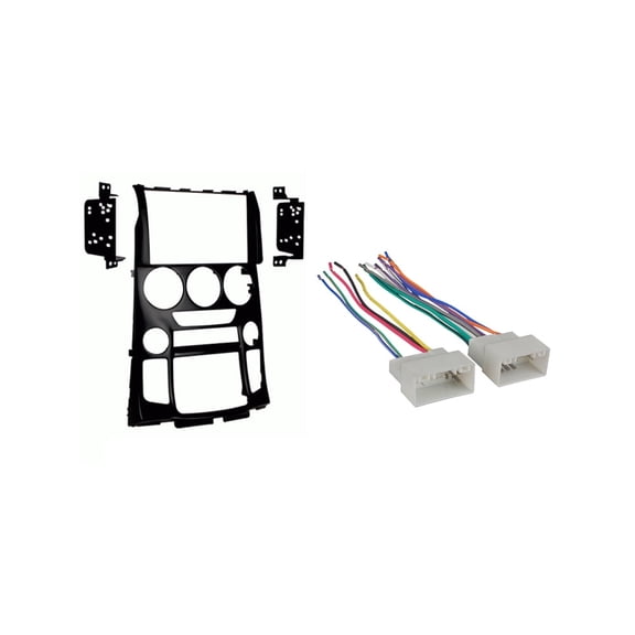 Fits Hyundai Genesis Coupe 2013-2016 Non-NAV Metra Double DIN Dash Kit with Harmony Radio Harness